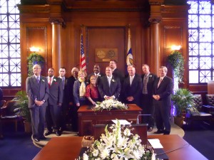 The Springfield City Council on Inauguration Day, 2012 (WMassP&I)