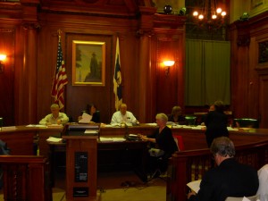 The Zoning Board of Appeal the night it revoked PRE's building permit. (WMassP&I)