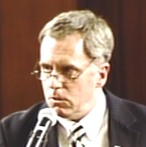 William Mahoney, Labor Relations/HR Director, presented the agreements. (via Still of Public Access)