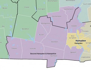 The current Second Hampden & Hampshire (via malegislature.gov)