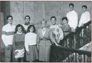 The Walsh family in a 1989 mailer for her Council campaign that year (via Facebook/Walsh campaign)