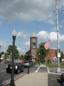 Ludlow Mills near the Chicopee River (WMassP&I)