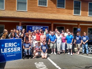Lesser & volunteers on June 28, 2014 (WMassP&I)