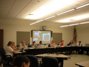 The Longmeadow School Committee last month. (WMassP&I)