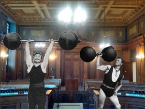 A show of strength at last? (created via WMassP&I, Wikipidia, and Google image search)