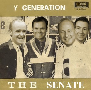 The Debut of the Generation Y initiative. Rosenberg, second left is hoping to the Senate can reach more Millennials, like Senators Downing, Lesser and Fattman, all born in the 1980's.