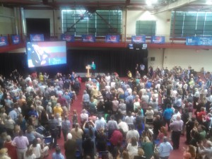 A break out session led by Sen. Warren at the state Democratic convention in Lowell.