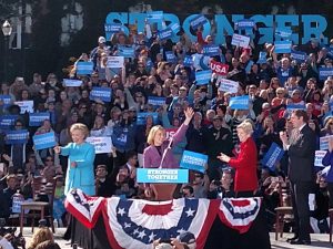 Hassan also Rises? Clinton and Warren were the draw, but Gov. Hassan, a US Senate candidate, seemed a star, too. (WMassP&I)