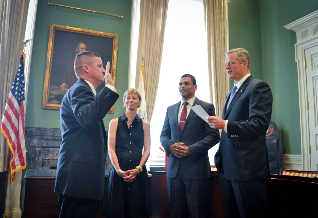 Walsh swearing-in