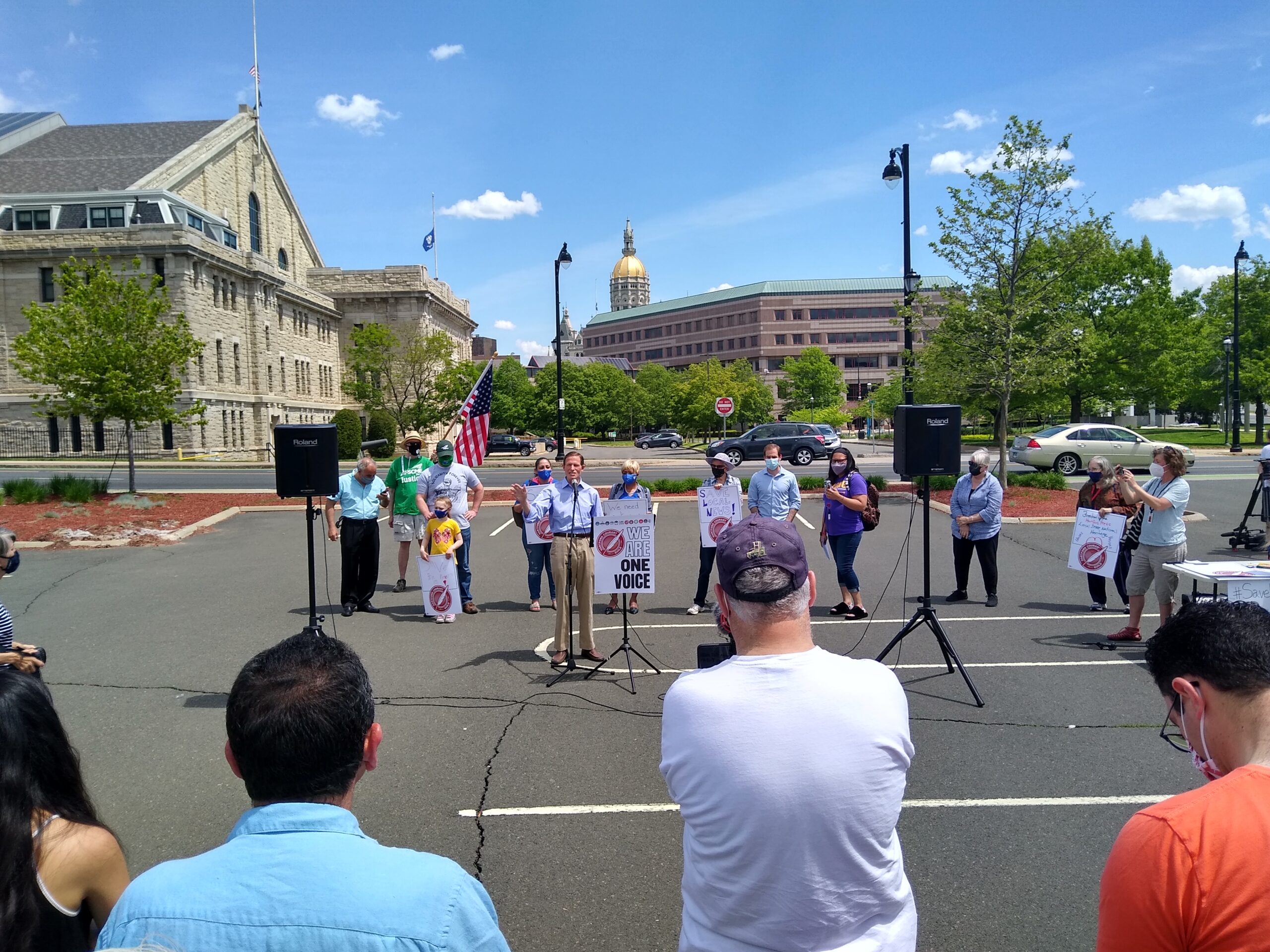 Save the Courant rally May 2021
